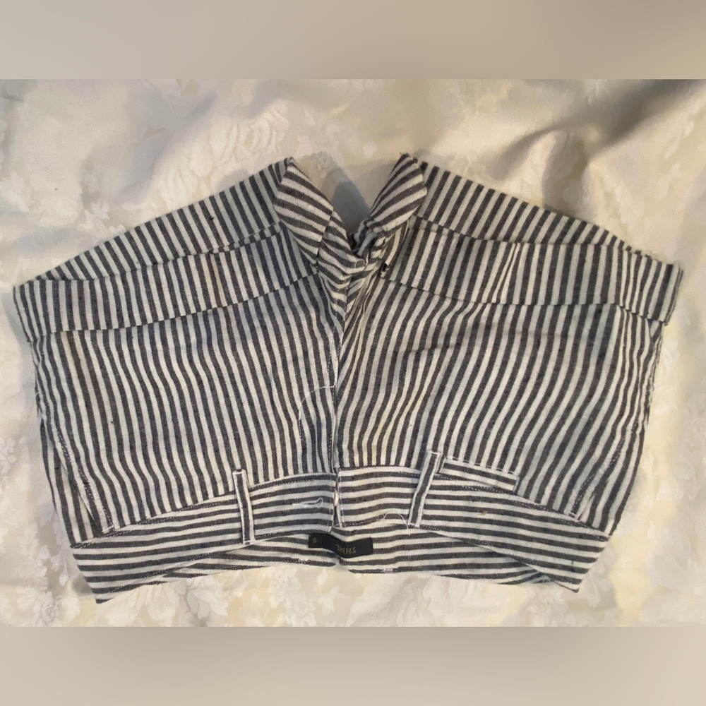 THML women’s size Small shorts stripes black and white never worn